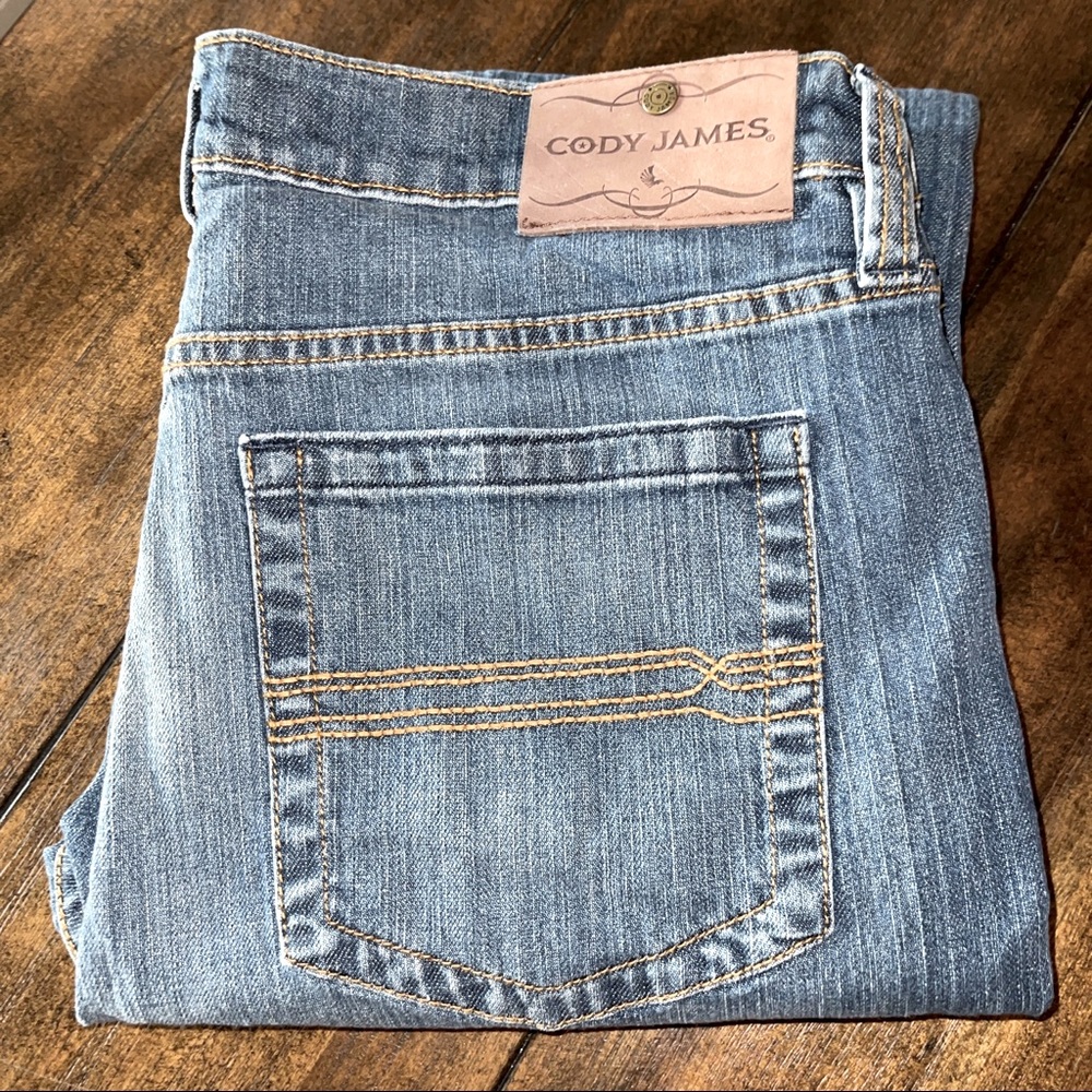 Cody James Men's Straight Jeans - Light Blue